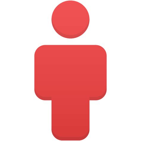 Usuario Rojo Iconos Interfaz De Usuario Y Gestos