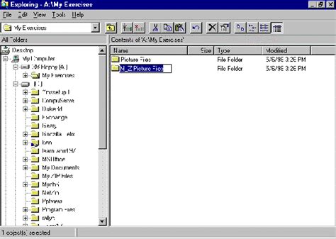 Windows 95 Module 1 Renaming Files And Folders