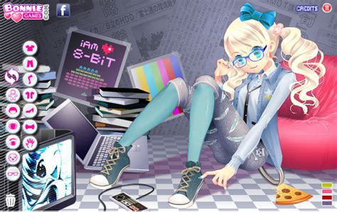 Anime Geek Girl Blue By Devifan173 On Deviantart