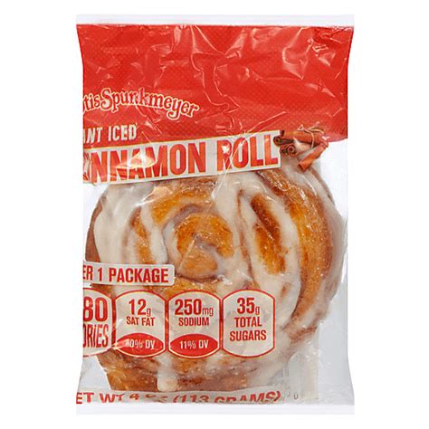Otis Spunkmeyer Giant Iced Cinnamon Roll 4 Oz Doughnuts Pies And Snack Cakes Wrights Food Center