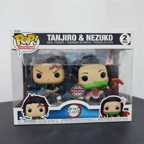 Funko Pop 2 Pack Tanjiro Nezuko Demon Slayer De Segunda Mano Por 30 Eur