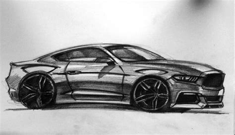 Staple your eyes upon your work of art and be proud of it. How to Draw a Ford Mustang: 9 Steps (with Pictures) - wikiHow