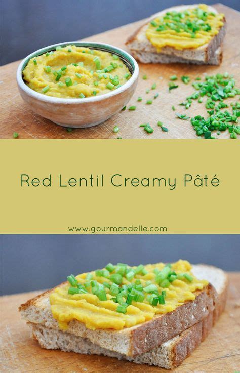 Low in calories and high in nutrition, lentils are a plant protein that's pretty darn perfect. Red Lentil Creamy Pâté | Recipe | Pate recipes, Recipes ...