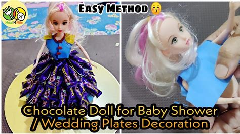 Chocolate Doll Chocolate Doll For Baby Shower Wedding Plates