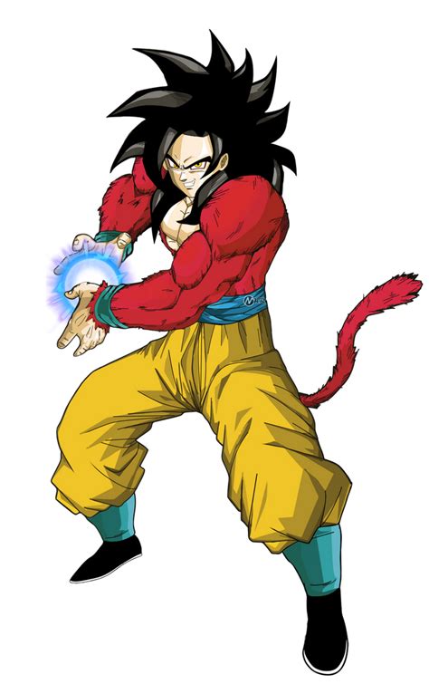 Goku Super Sayayin 4 By Naironkr On Deviantart