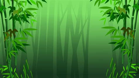Chinese Style Fresh Bamboo Forest Background Material Traditional