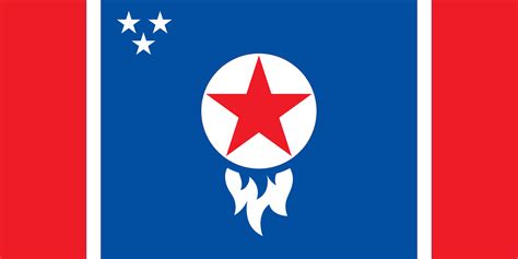 Flag Of The Democratic Peoplesspace Republic Of Korea Space North