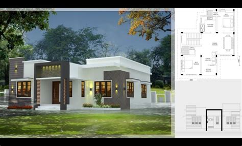 800 Sq Ft 2bhk Fusion Style Single Storey House And Free Plan Home