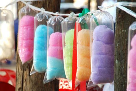 Colorful Cotton Sweet Candy Rainbow Colors Stock Photos Free