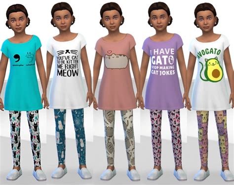 Cat Tights For Girls By Tacha75 At Simsworkshop Sims 4 Updates