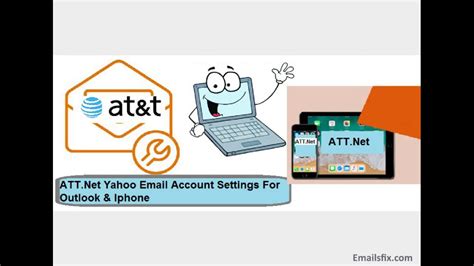 Right now, to create an att yahoo mail email account, you can use the at&t official mail website. ATT.Net Yahoo Email Account Settings For Outlook - YouTube