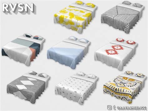 Ravasheens Nothing Else Mattress Double Bed Sims 4 Sims Sims 4 Beds