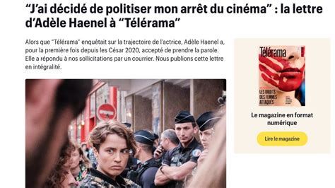 Pourquoi Adèle Haenel Arrête Le Cinéma