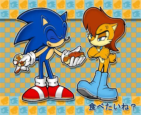 Image Sonic And Sallypng Archie Comics Sonic Fanon Wiki