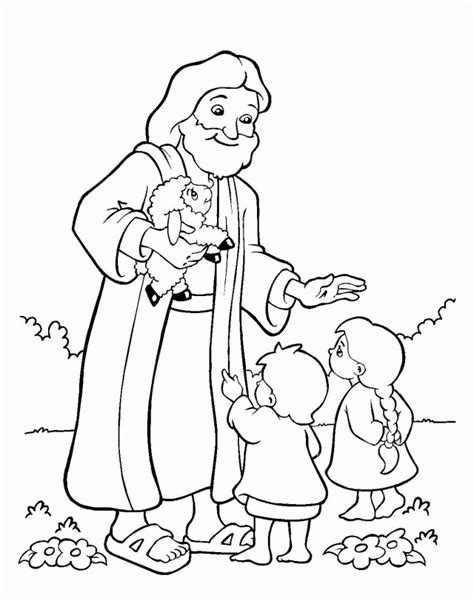 Bible Coloring Page For Toddlers Printable Sunday School Coloring