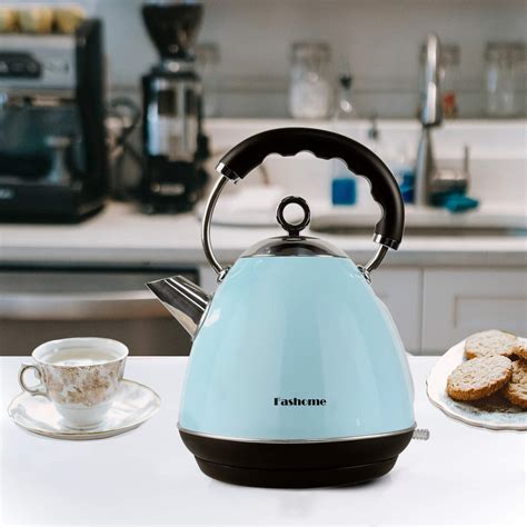 Buy Fashome Electric Pyramid Kettle Stainless Steel Fast Boil 360