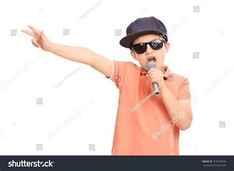 Little Boy Hip Hop Outfit Rapping Stock Photo 278779946 Shutterstock
