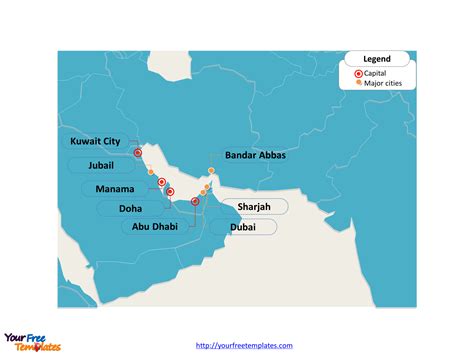 Persian Gulf Map Africa