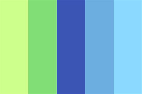 Blue Green Aesthetic Color Palette