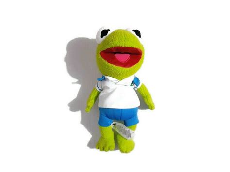 Disney Store Muppet Babies Baby Kermit The Frog 12 Plush Exclusive