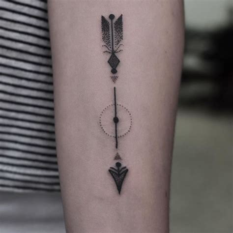 Cool Arrow Tattoo Design Idea