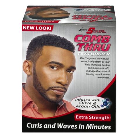 Lusters Scurl Comb Thru Texturizer Kit 1 App Extra Strength Waves Curls Natural Looking