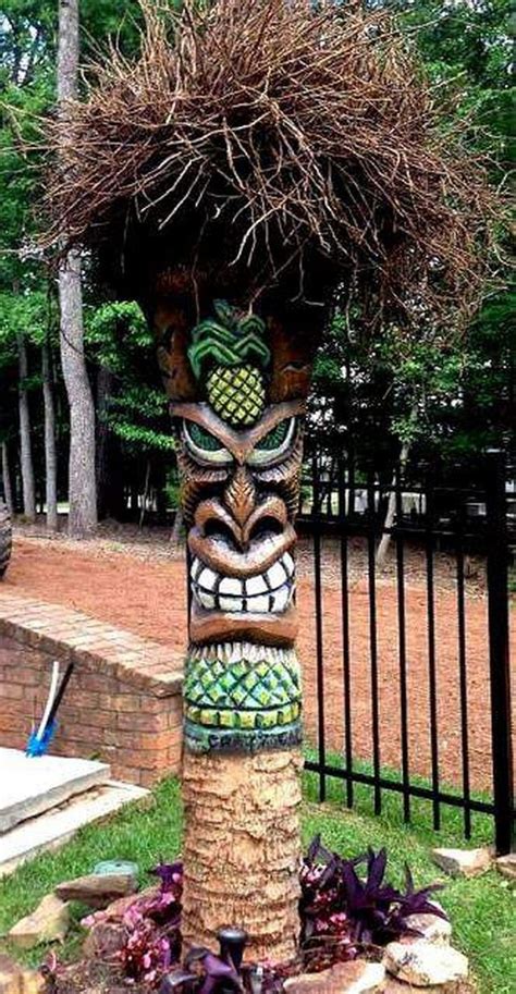 Tiki statues garden statues tiki head babysitting activities summer activities tiki art tiki tiki tiki bar decor flower pot people. 20 Lovely Tiki Garden Tiki Bar Ornament Ideas For Your ...
