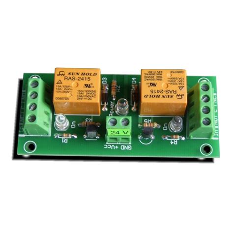 Relay Card 24v 2 Channels For Raspberry Pi Arduino Picavr
