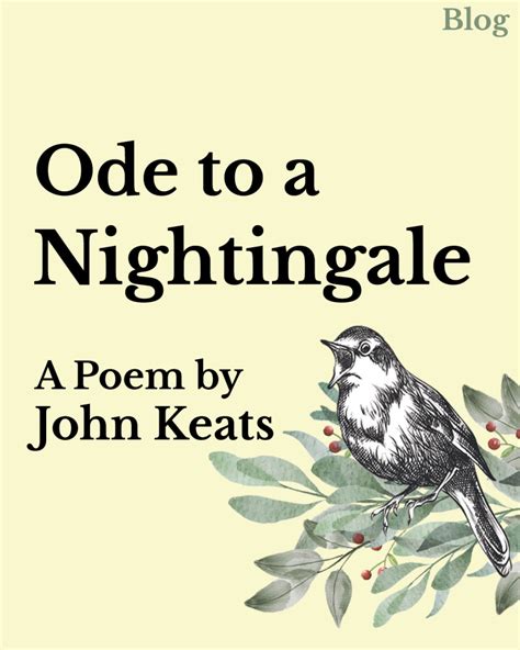 Ode To A Nightingale A Poem By John Keats Read And Co Books