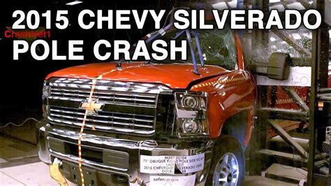 2015 Chevy Silverado Gmc Sierra 2500hd Double Cab Pole Crash Test