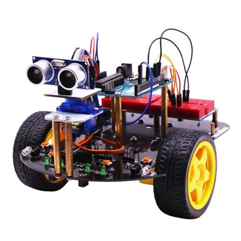 2 In 1 Super Starter Smart Intelligent Robot Car With Tutorial