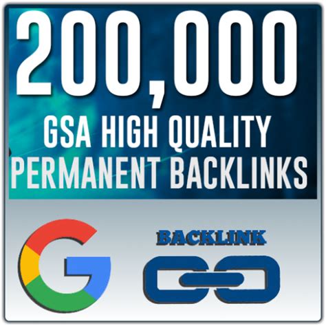 Seo 200000 Gsa Ser High Quality Backlinks Gsa Search Engine Ranker