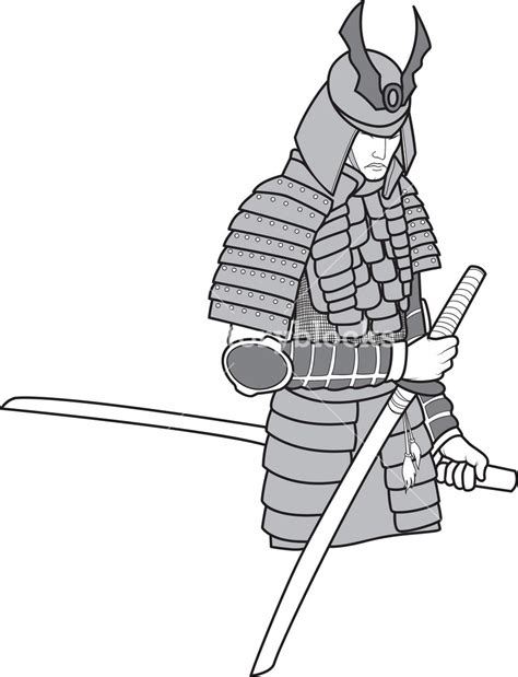 Vector Samurai Warrior Royalty Free Stock Image Storyblocks