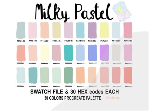 Pastel Color Code Chart Hot Sex Picture