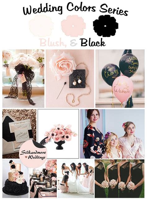 Blush And Black Wedding Colors Blush Wedding Colors Wedding Color