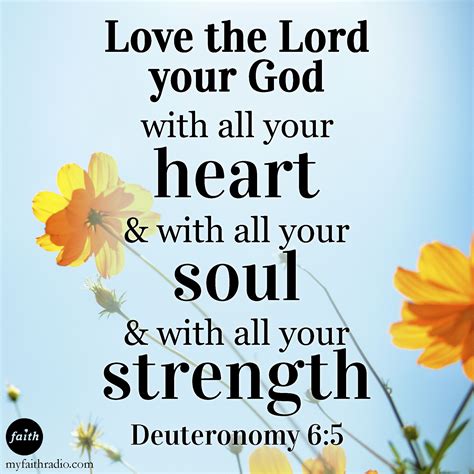 Love The Lord Your God Love The Lord Faith