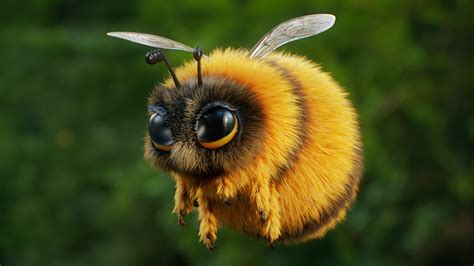 Bumble Bee Alfred Mathieu 3d 2019 Art