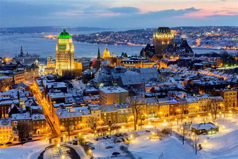 Upper Town Quebec City Canada One Of Only Two Cities In Canada