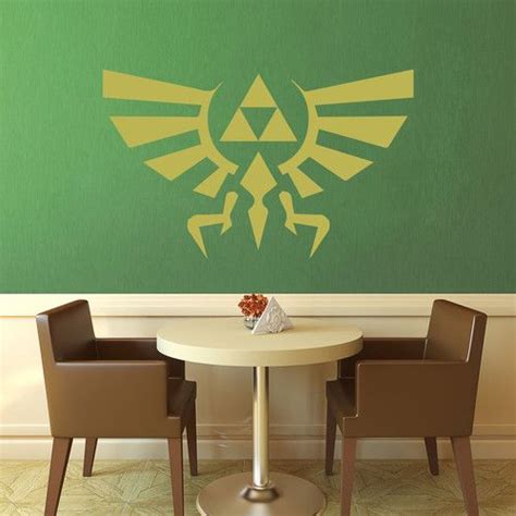 Hylian Crest Legend Of Zelda Wall Decal Geekerymade Wall Decals