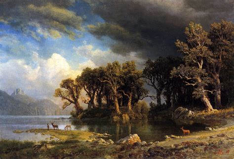 The Coming Storm Painting Albert Bierstadt Oil Paintings