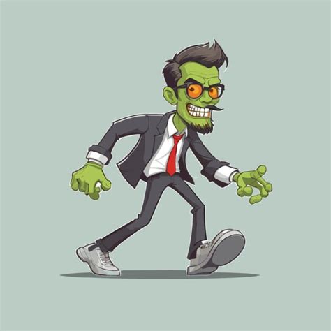 Premium Vector Zombie Cartoon Vector