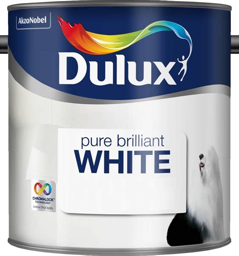 Dulux Matt Emulsion Paint For Walls And Ceilings Pure Brilliant White