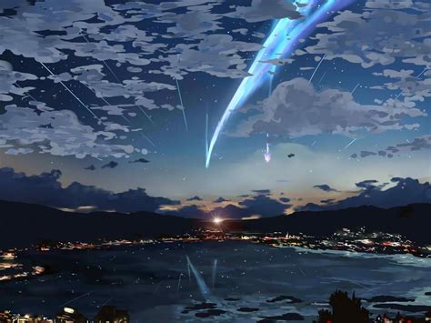 Anime Kimi No Na Wa The Town Of Itomori City When The Comet Come Down