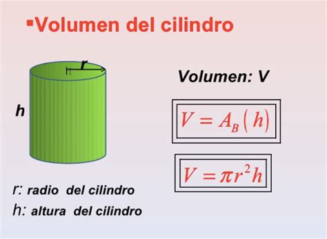 CÁlculo De Volumen De Cilindros Geogebra