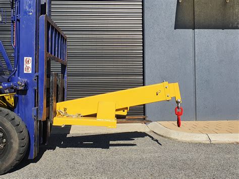 Kg Angled Extendable Jib Forklift Attachment Allied Forklifts