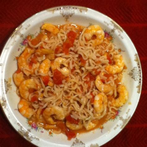 Super Easy Hot And Spicy Shrimp Noodles 5 Ingredients 1lb Frozen