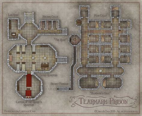 Dandd Prison Map Deru Wallpaper