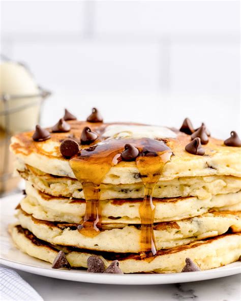 Chocolate Chip Pancake Recipe Without Baking Powder Besto Blog