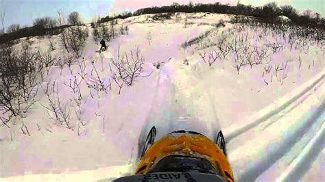 136 Ski Doo Mxz 600 Getting Stuck In 2 Feet Of Powder Youtube