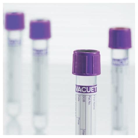 Greiner Bio One VACUETTE K 3 EDTA Blood Collection Tubes Lavender